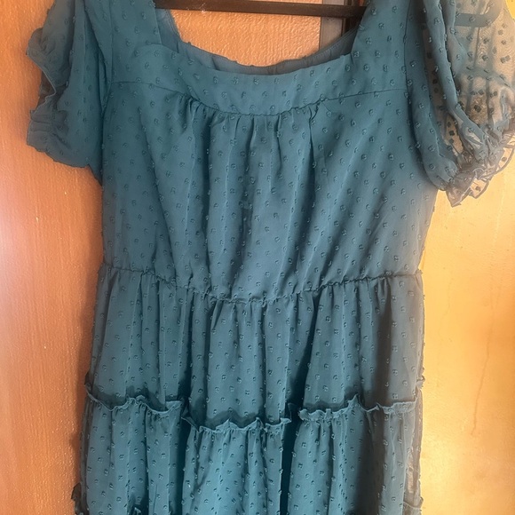 Fashion Nova Dresses & Skirts - Teal Textured Dress